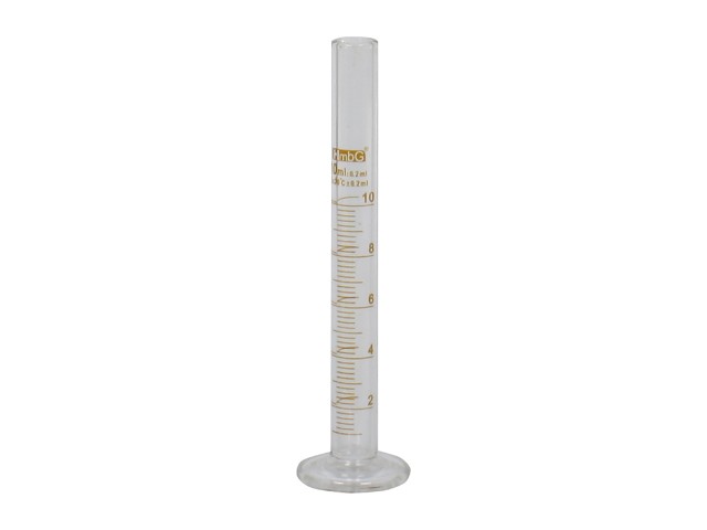Borosilicate glass graduated measuring cylinder
