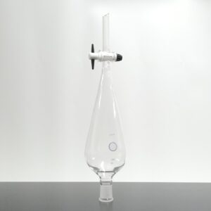 Second-hand separating funnel with PTFE stopcock