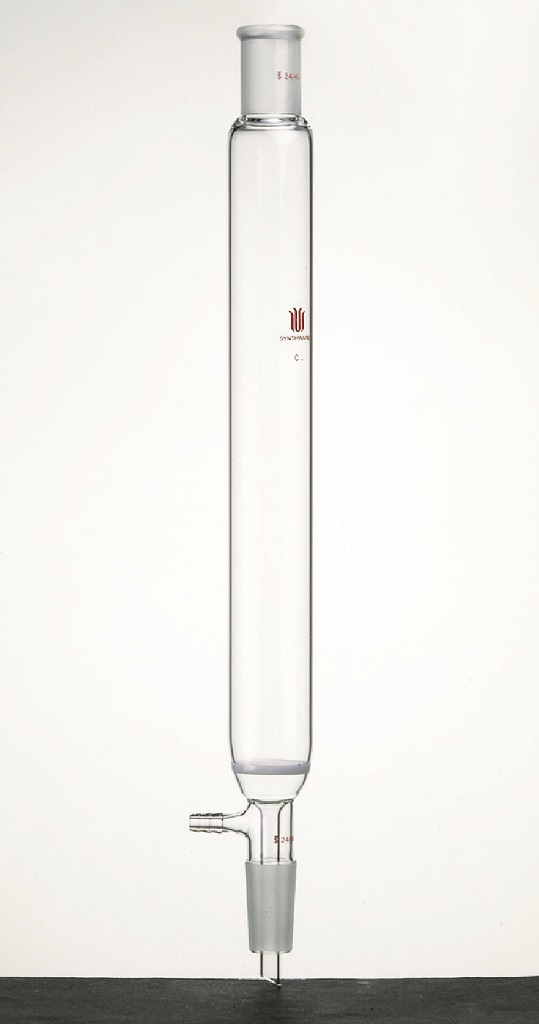 Heavy wall chromatography column with 29/32 joints